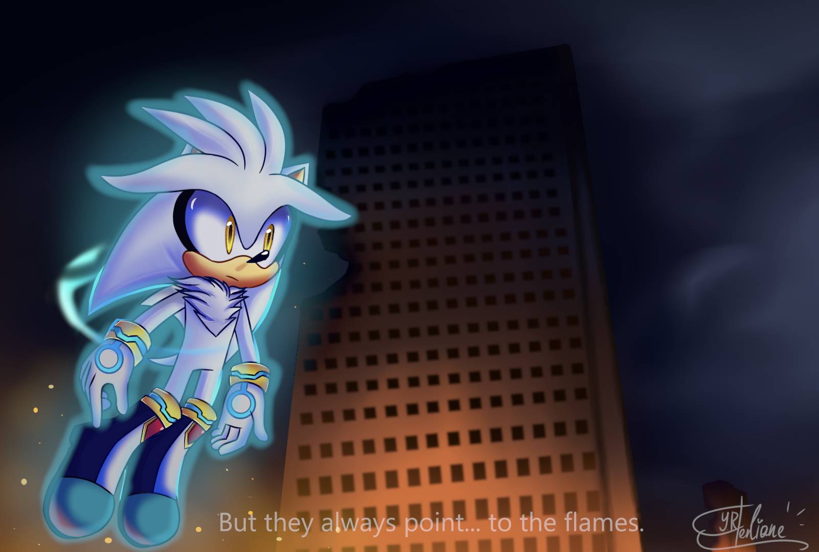 Sonic Shadow Silver by Ferliane on DeviantArt