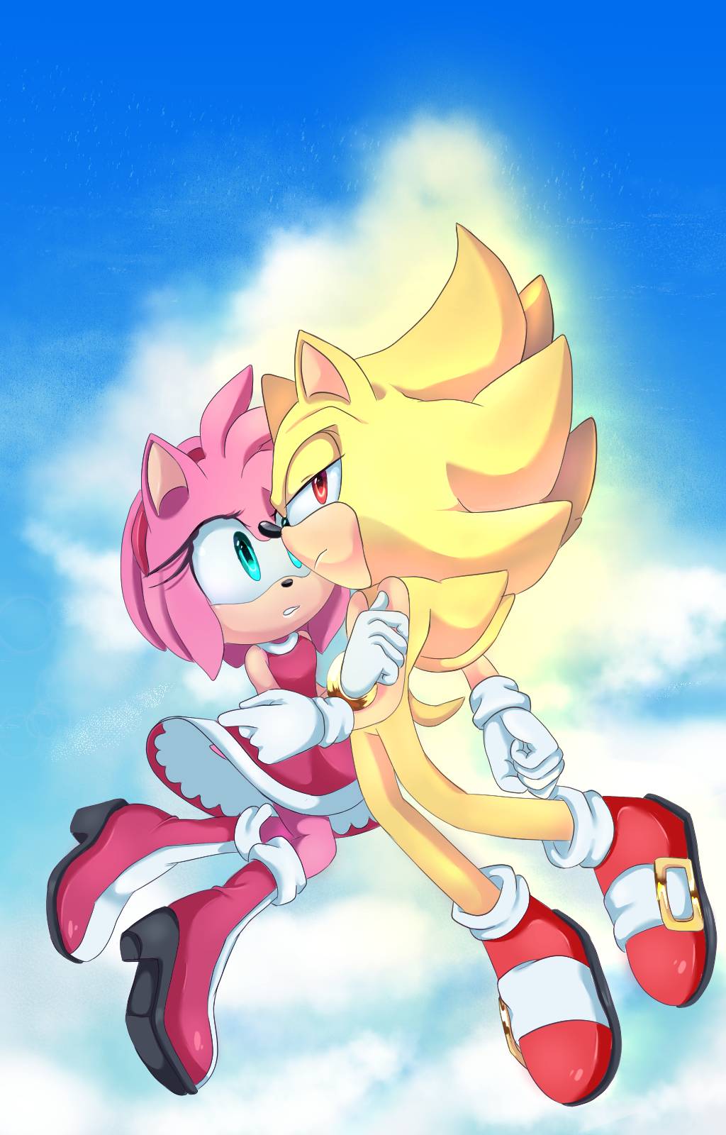 SonAmy fanart in 2023  Sonic fan art, Sonic art, Hedgehog art