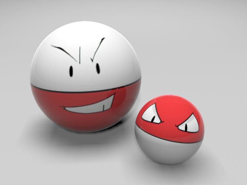 Electrode and Voltorb by Anime-Sasu94 on DeviantArt