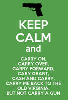 Keep Calm and Carry On, Carry Over...