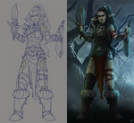 Mikedeangelo Commission Kirtaa by Rigrena