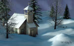 Chapel in the Snowy Pines by Dani3D