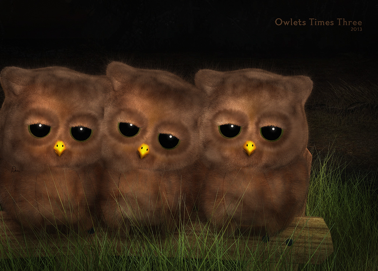 Owlets Times Three