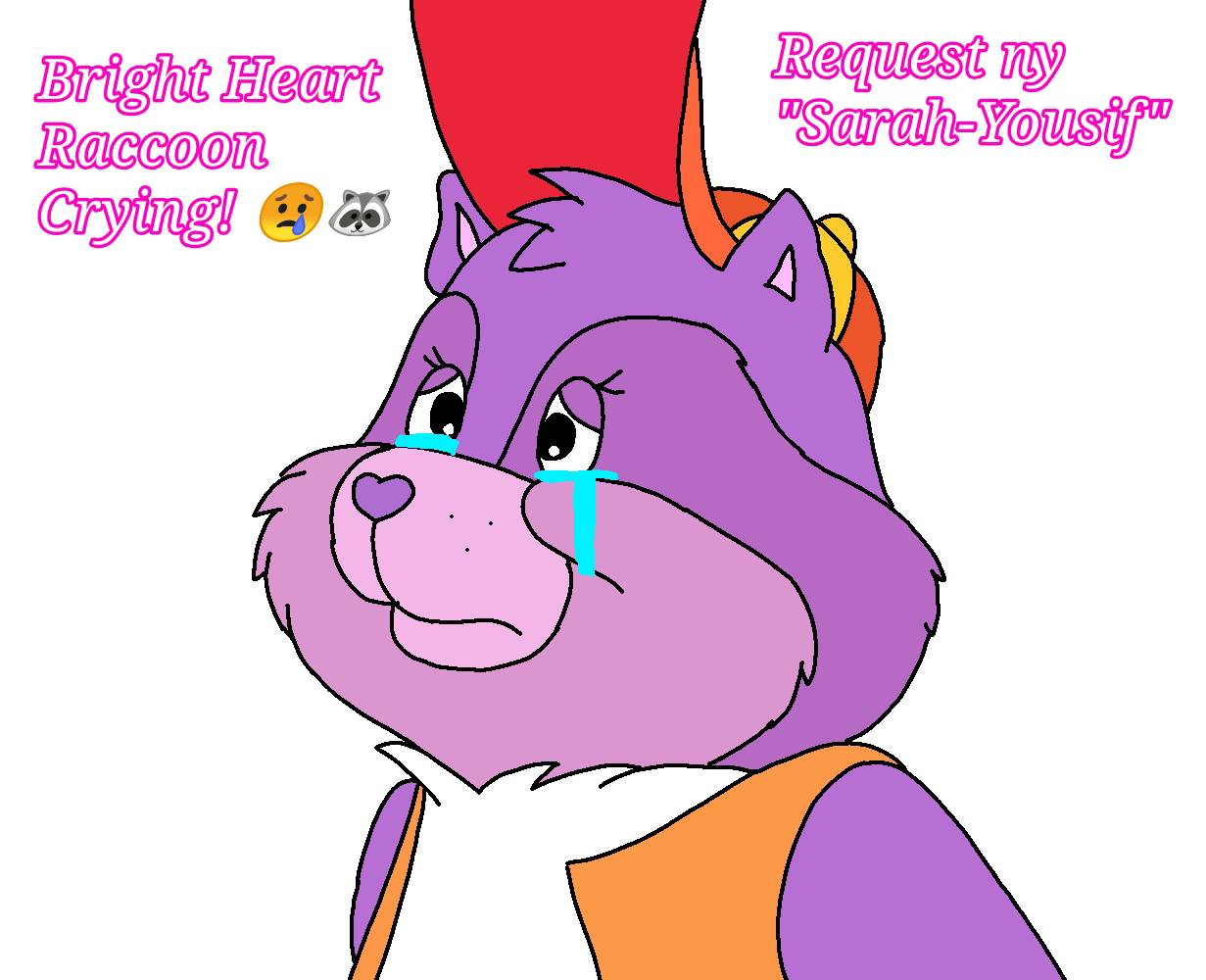 Crying Raccoon Bright Heart Raccoon Crying by Sarah-Yousif on DeviantArt