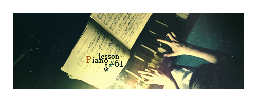 Piano lesson