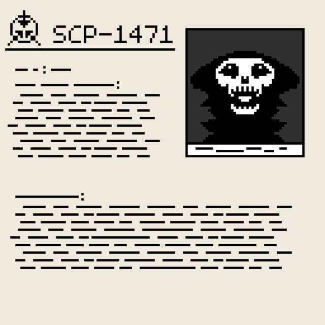 Pixilart - Scp 1471 by No-eyes-64