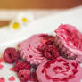raspberry chesecake bites
