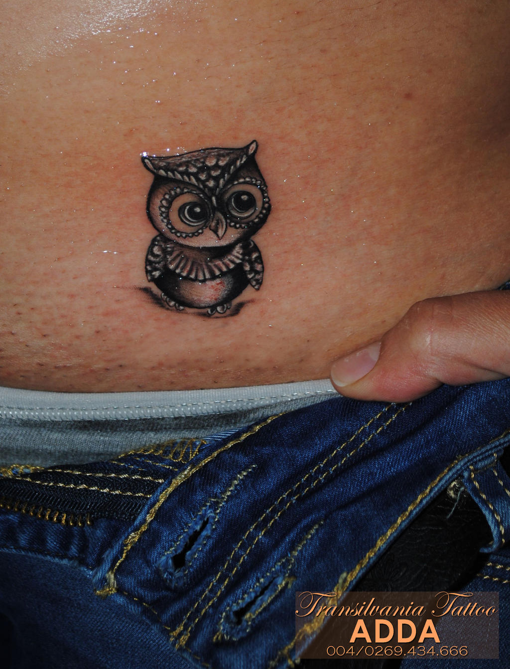 Small Owl Tattoo