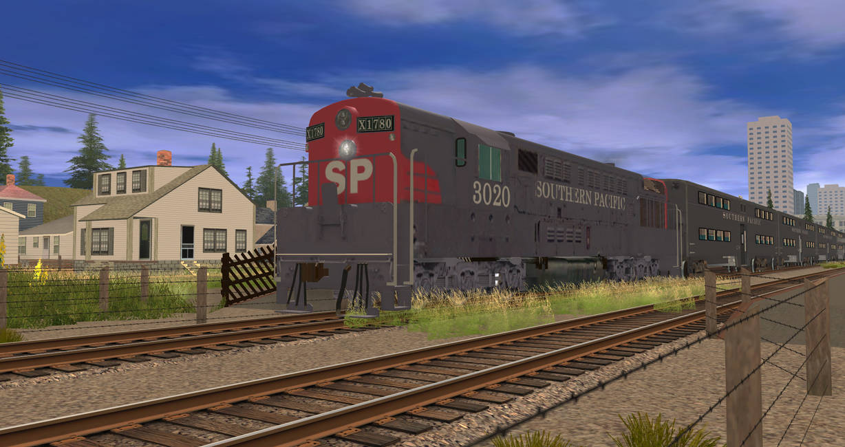 Deviantart Sp Train Southern Pacific Fairbanks Morse TrainMaster by ErikTrainzFan on DeviantArt