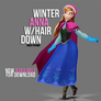 [MMD] Winter Anna Hair Down - AVAILABLE