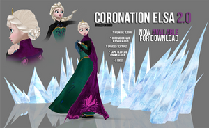 [MMD] Coronation Elsa 2.0 - AVAILABLE