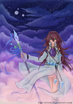 Walking with Thoughts by Poki-art