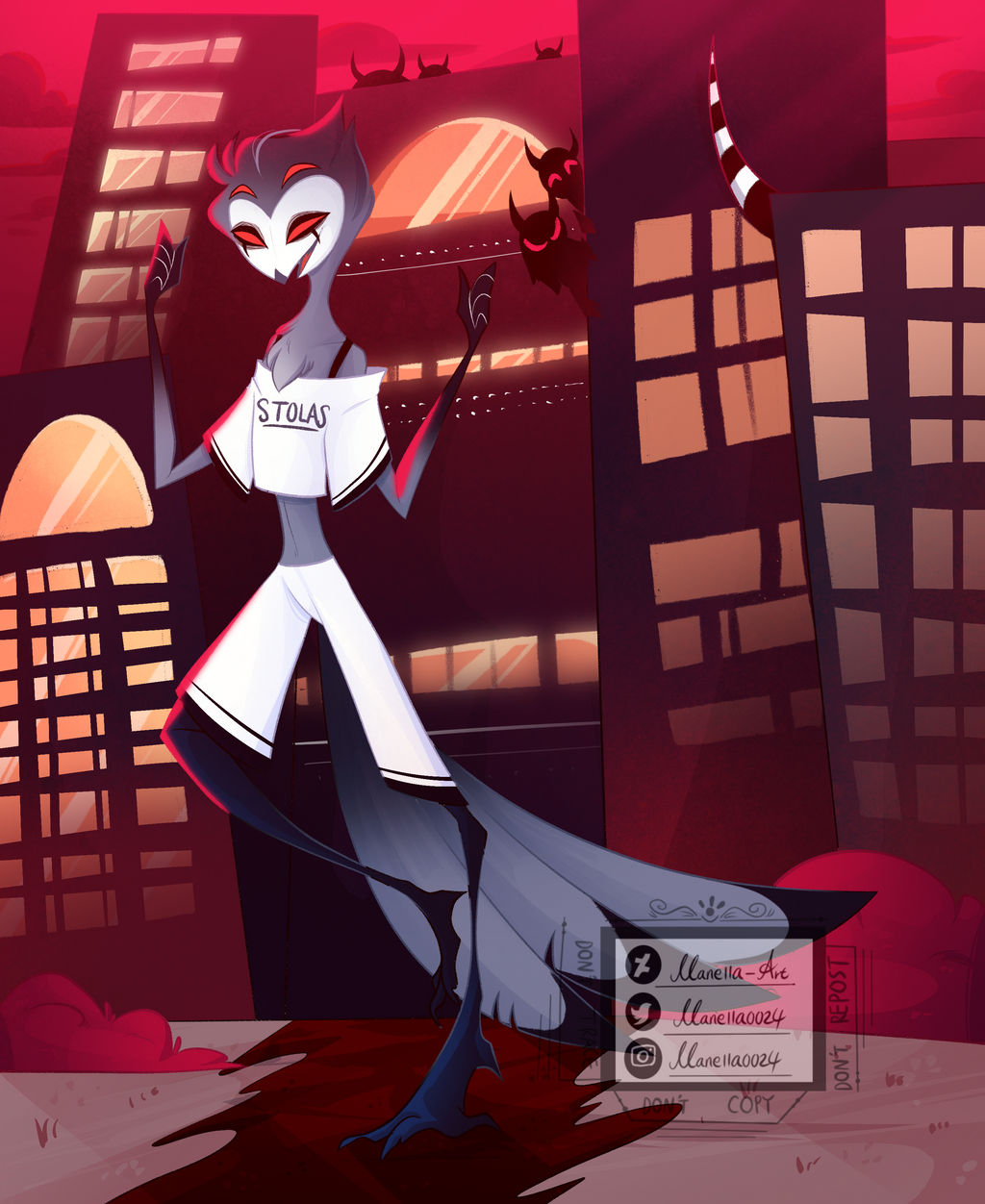 Stolas Robe Deviantart Stolas | Helluva Boss by Owlenne on DeviantArt