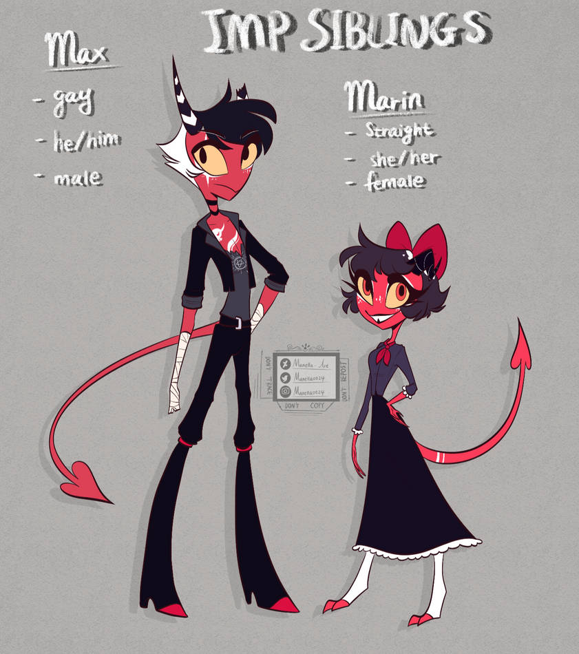 The Imp Siblings | Helluva Boss by Owlenne on DeviantArt