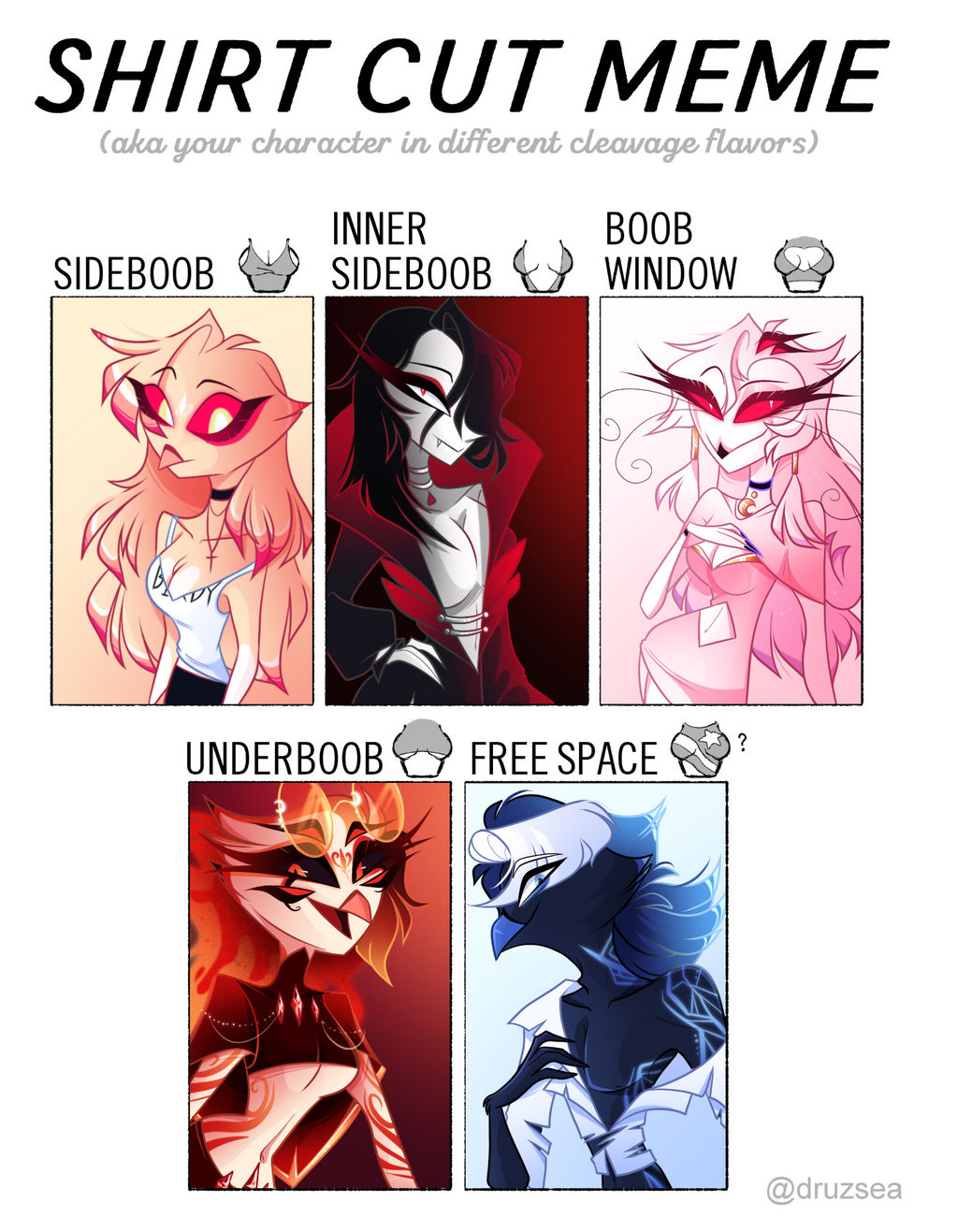 Shirt cut meme by Owlenne on DeviantArt