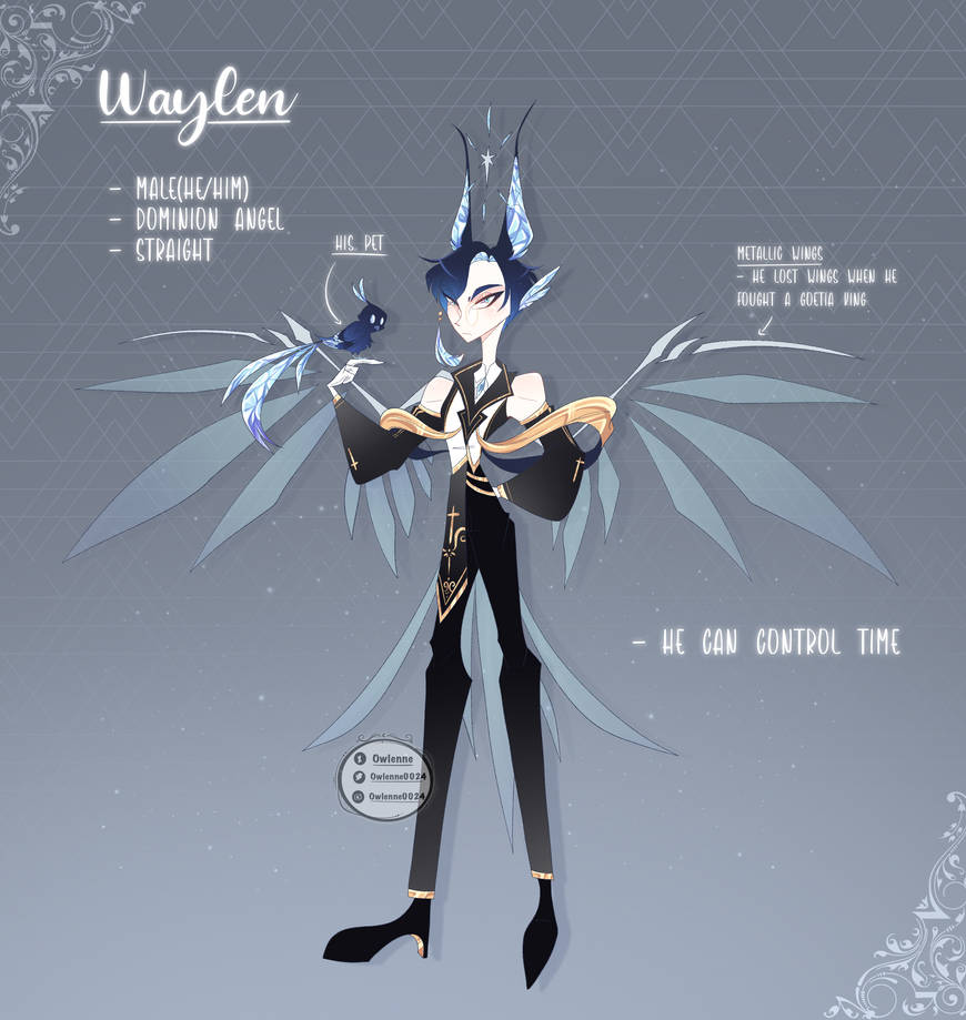 Waylen, the angel of time by Owlenne on DeviantArt