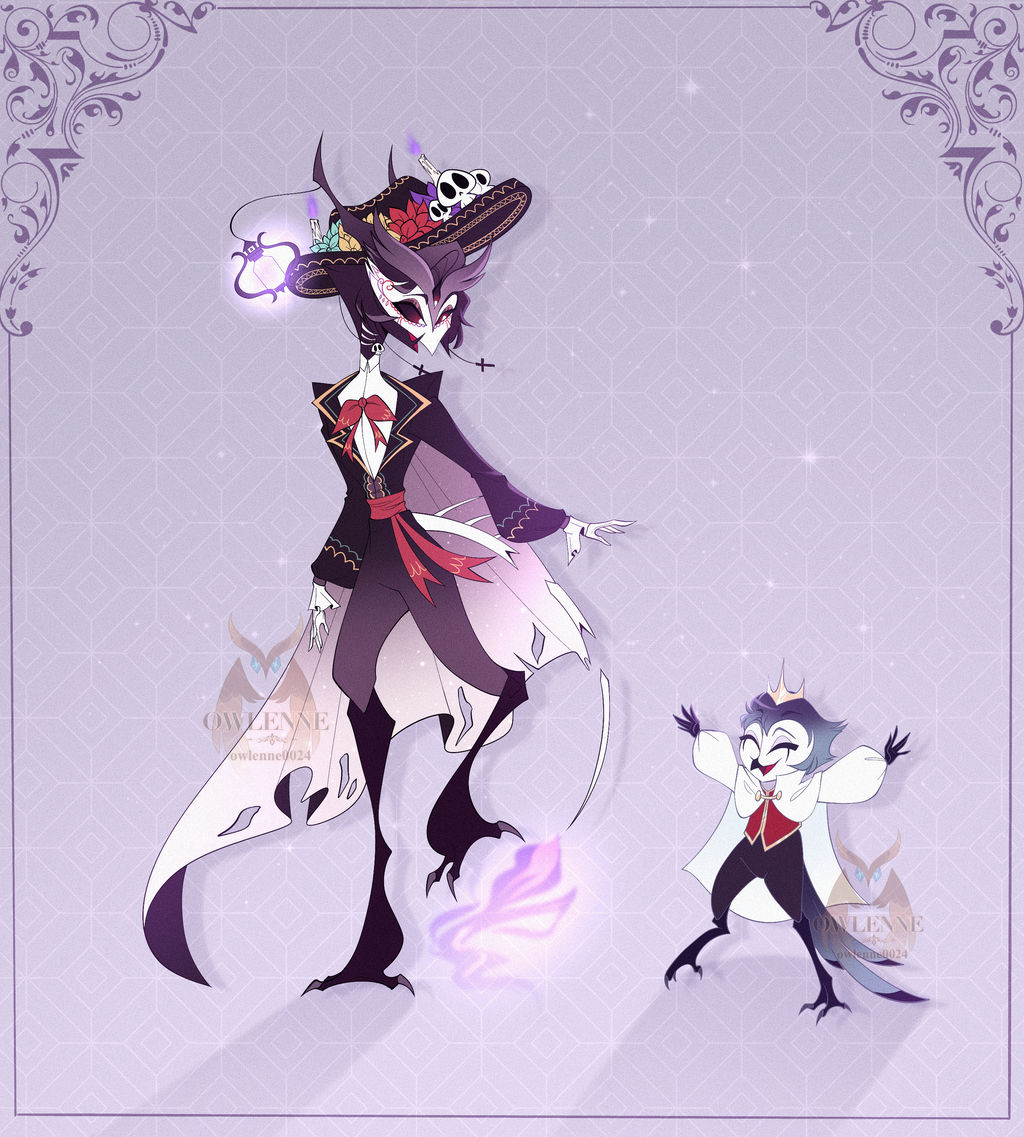 Stolas Style Siblings, Bune and Stolas by Owlenne on DeviantArt