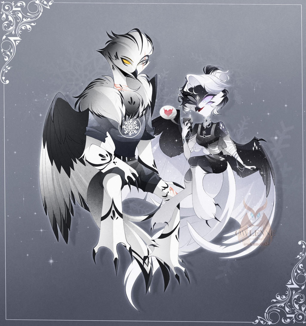 Two White Birds By Owlenne On DeviantArt two-white-birds-by-owlenne-on-deviantart
