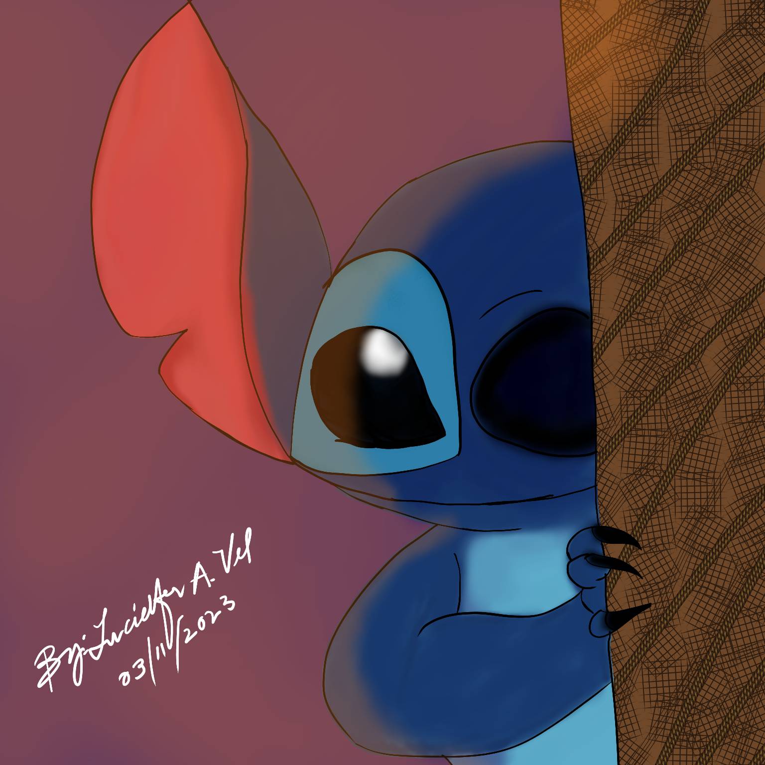 Deviantart Stitched Stitch FanArt by CielNoRosa on DeviantArt
