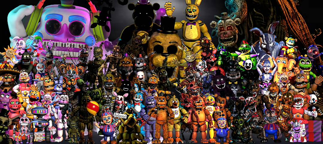 Five Nights At Freddy s All Animatronics Ruin By RafasGhos On five-nights-at-freddy-s-all-animatronics-ruin-by-rafasghos-on