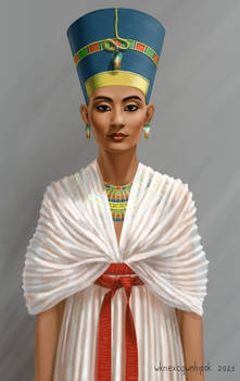 Ancient Egyptian woman 2 - Nefertiti sketch