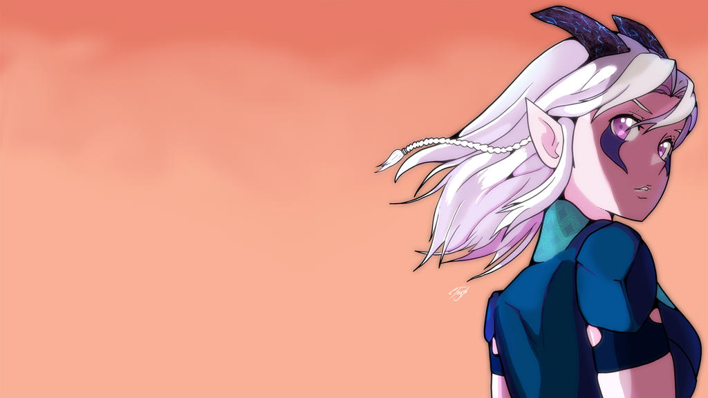wallpapers The Dragon Prince Rayla Wallpaper rayla anime wallpaper 4k by