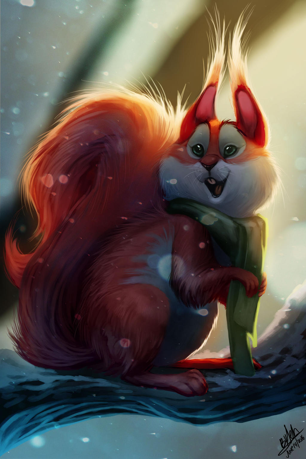 Squirrel Deviantart Red Squirrel by TehChan on DeviantArt