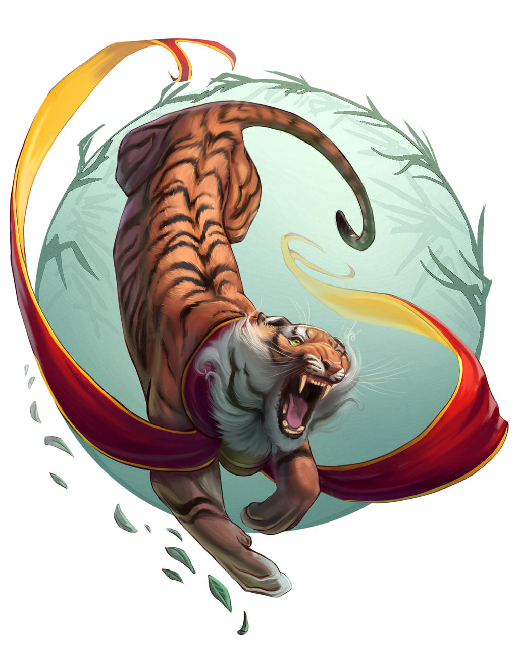 Tiger by TehChan on DeviantArt