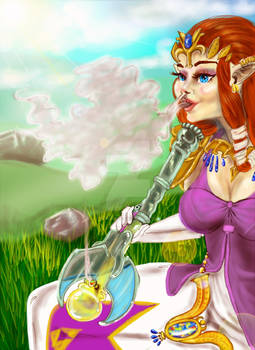 Blaze Up Smash: Princess Zelda