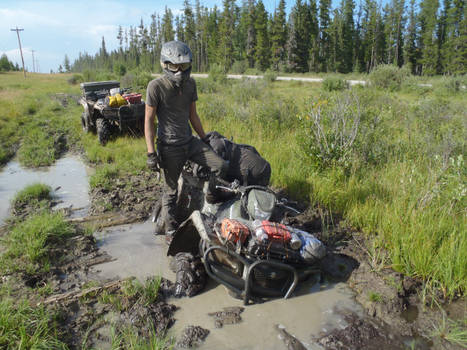 getting dirty quading