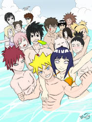 Naruto and friends on a vacation ^^