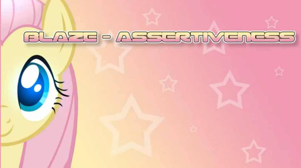 Blaze Fluttershy's Assertiveness