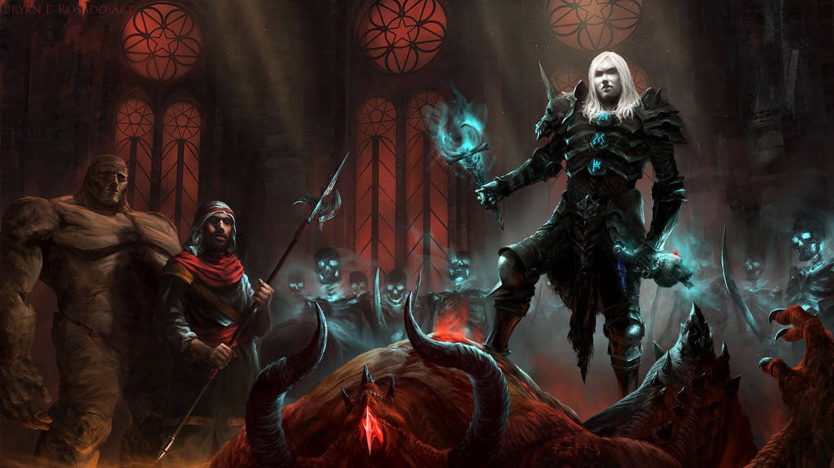 Diablo II Necromancer fan art by BryanFRosadoArt on DeviantArt