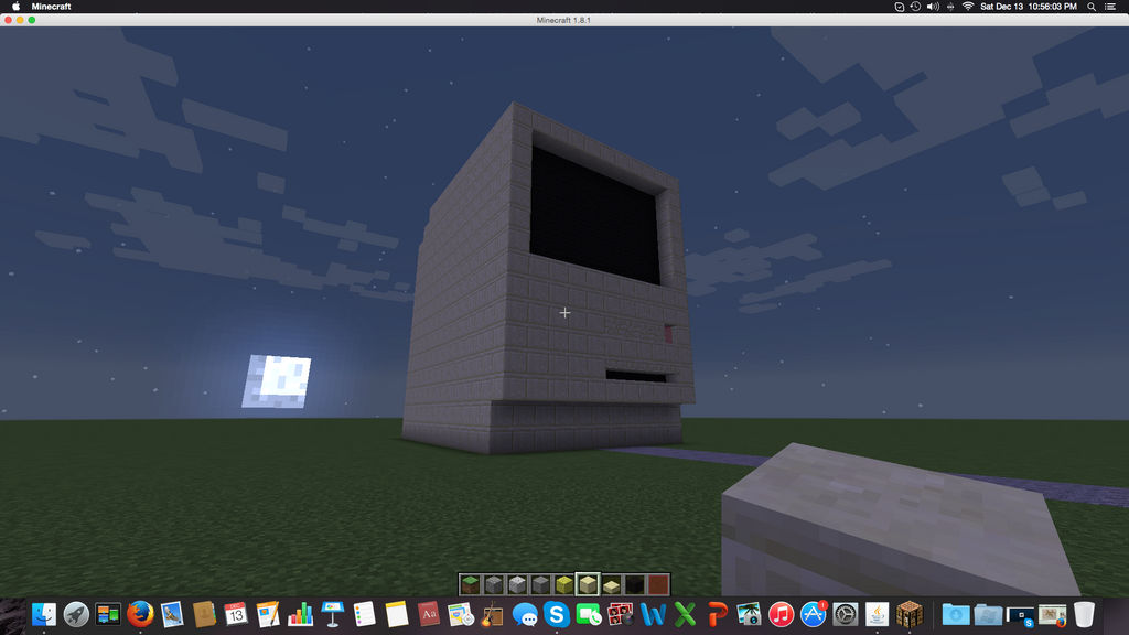 Macbit Minecraft Macintosh SE built In MineCraft by MacThePlaneh on DeviantArt