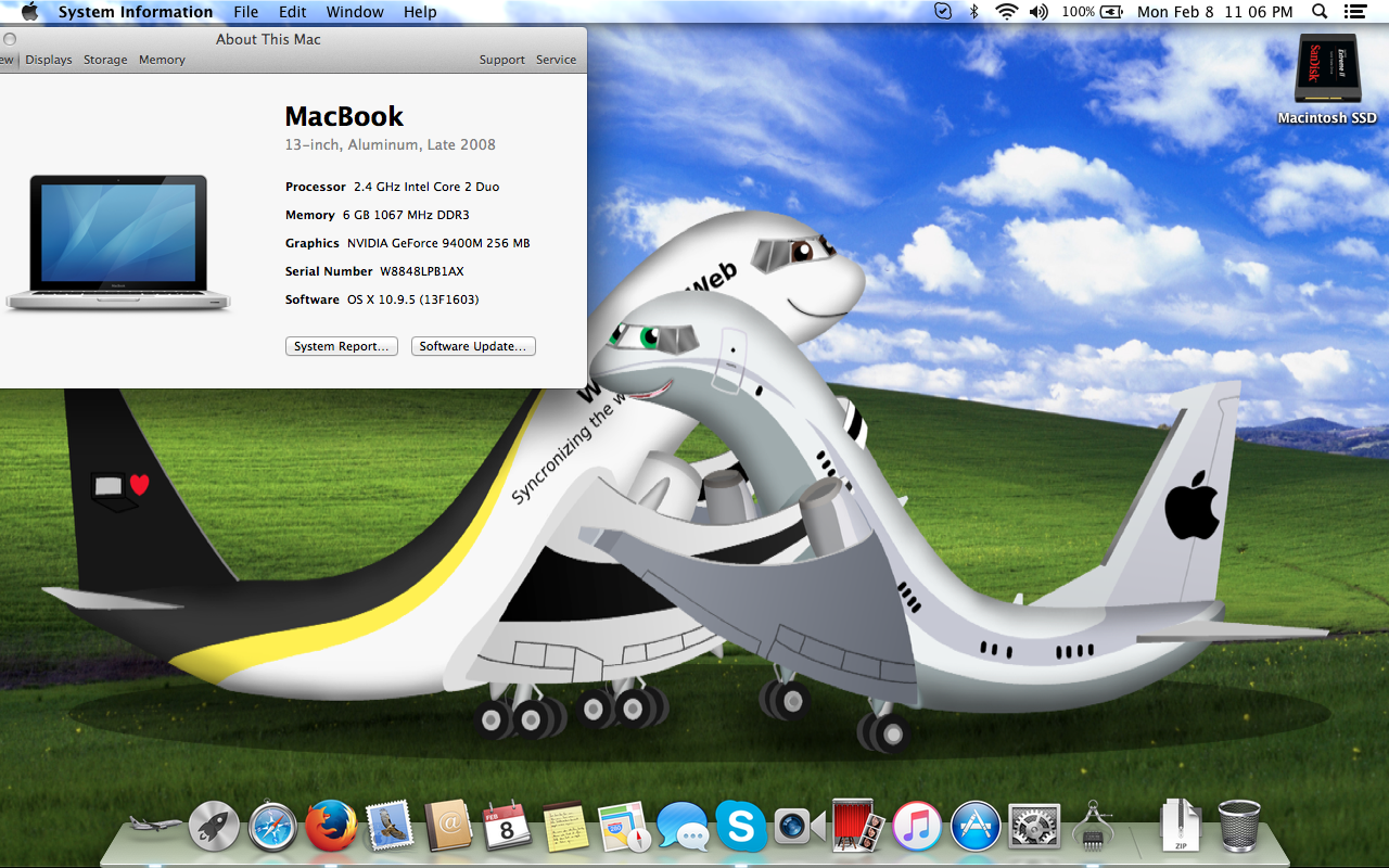 My Macbooks desktop