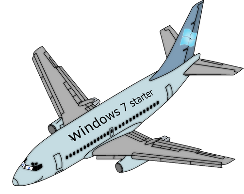 Windows 7 starter Plane