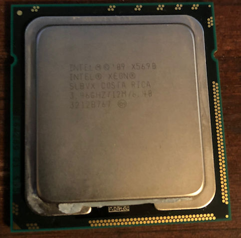 A Par Of Matchng Ntel Xeon X5690 3.46 GHz Sx Core Processor Cpu