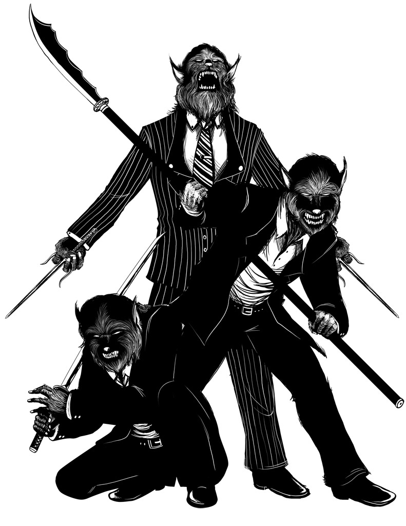 Yakuza wolfmen