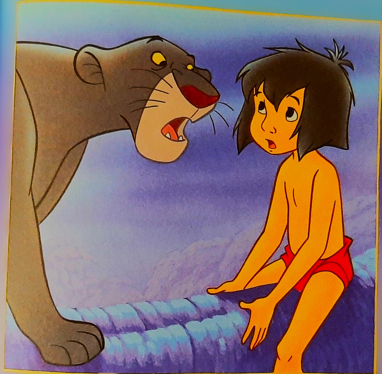 Bagee Rani Bagheera and Mowgli close up picture by Prank22 on DeviantArt