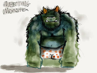 monster in undies
