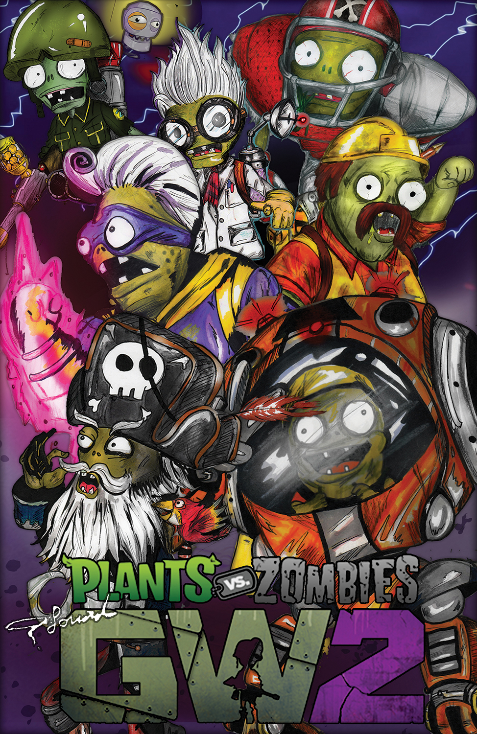 Plants vs Zombies Garden Warfare 2: (Zombies Team) by Fouad-z on DeviantArt