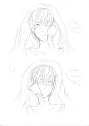 (Sketch) ..Please, don't cry~