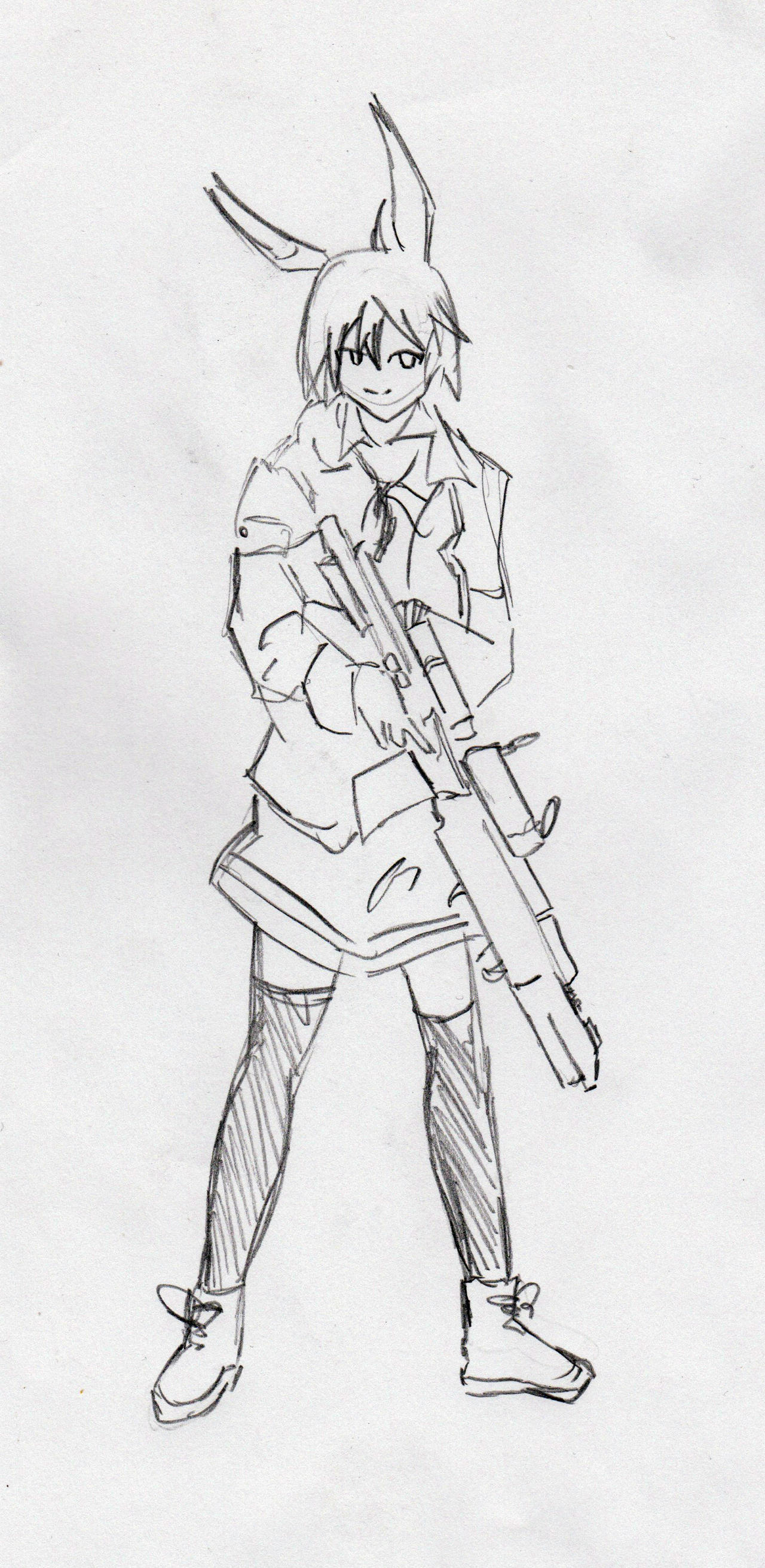 Anime Girl With Gun By In7aglio On Deviantart Anime Girl With Gun By In7aglio On Deviantart