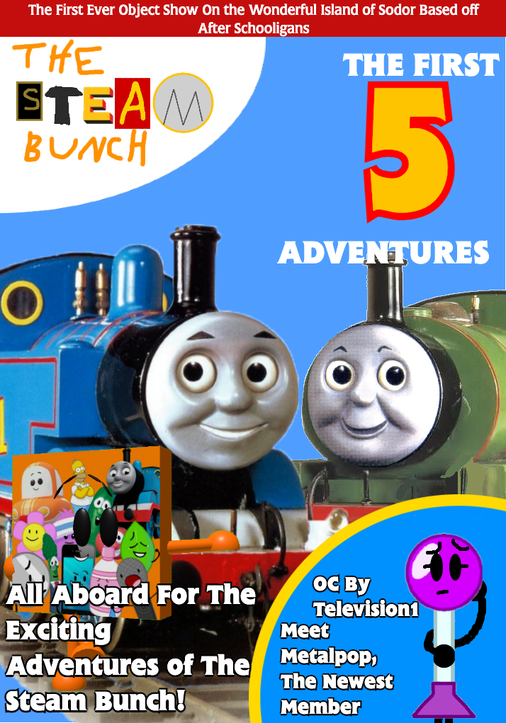 The Steam Bunch: The First 5 Adventures DVD Cover by CSimpsonsThomasFan ...