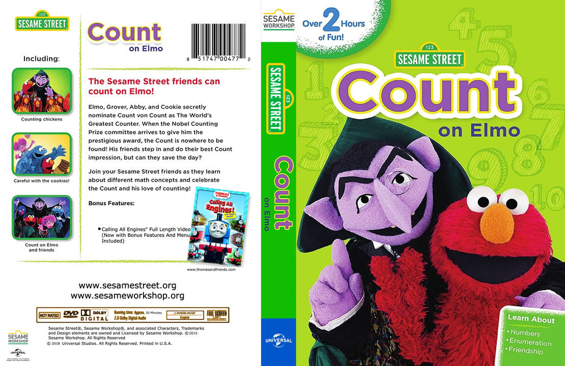 Count on Elmo (2018 Custom Universal Reprint) by CFanaticArtChannel on ...