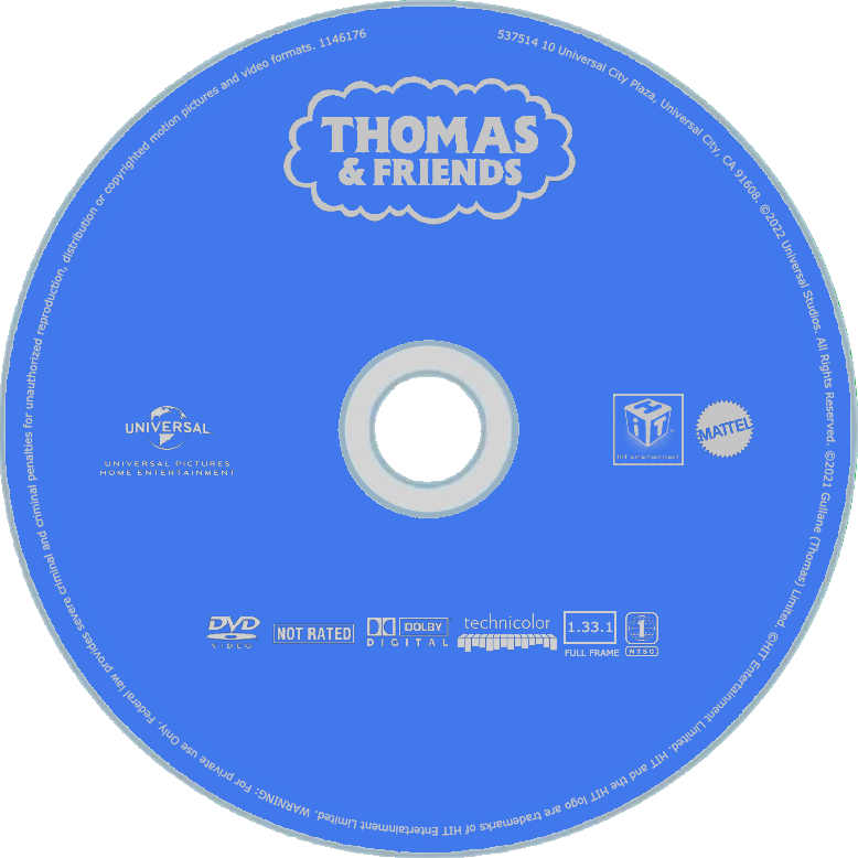 Thomas And Friends Universal DVD Disc (2022) by CFanaticArtChannel on ...