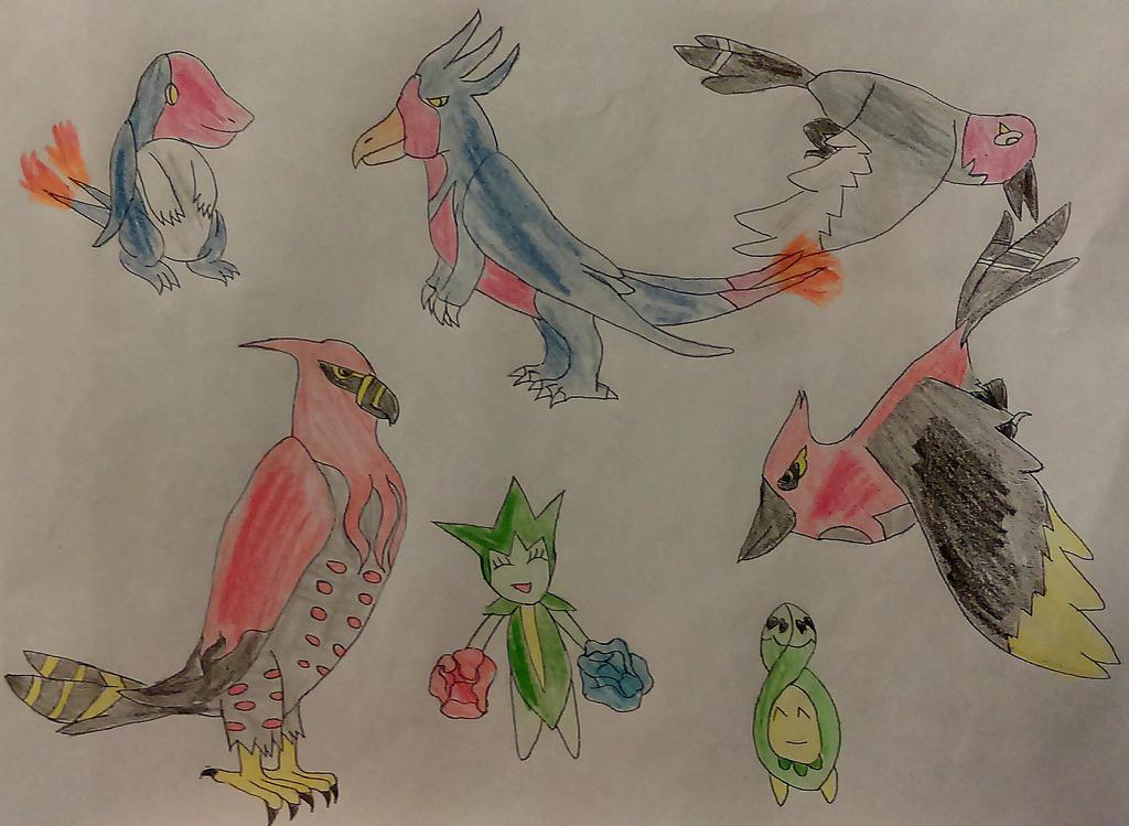 Bird Evolution Deviantart Flowers and Feathers Evolution by Redwolfvirus on DeviantArt