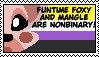 .:F2U:. Nonbinary Funtime Foxy + Mangle Stamp