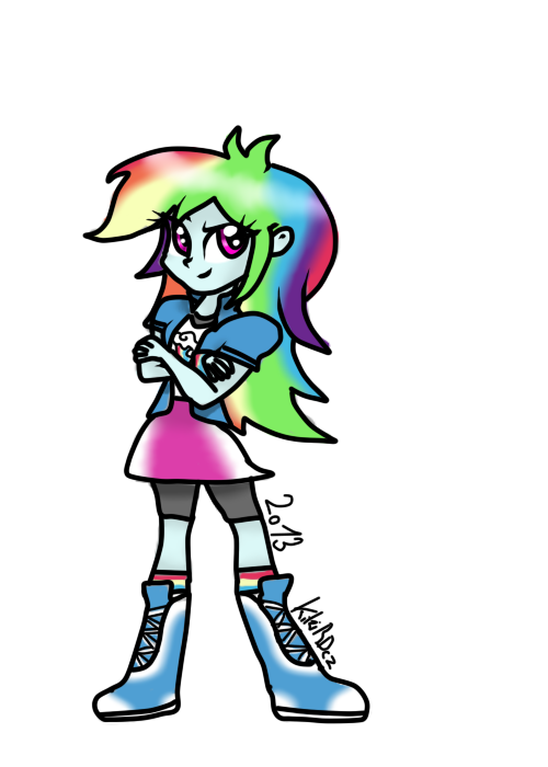 MLP: Roxy (Rainbow Dash) by KikiRDCZ on DeviantArt