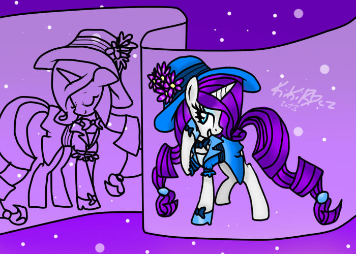 Cold Rarity Mlp MLP: Rarity's dress by Monnarcha on DeviantArt